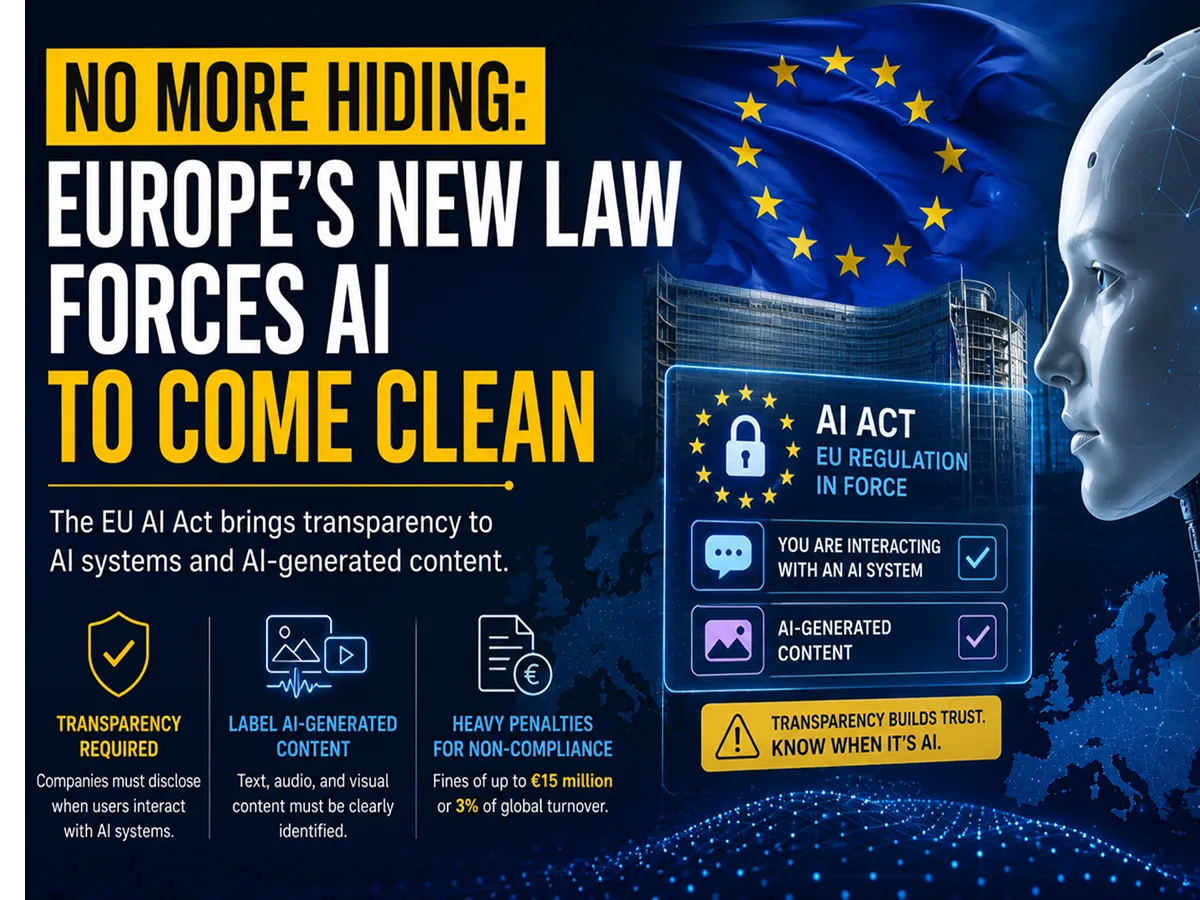 No More Hiding: Europe's New Law Forces AI to Come Clean