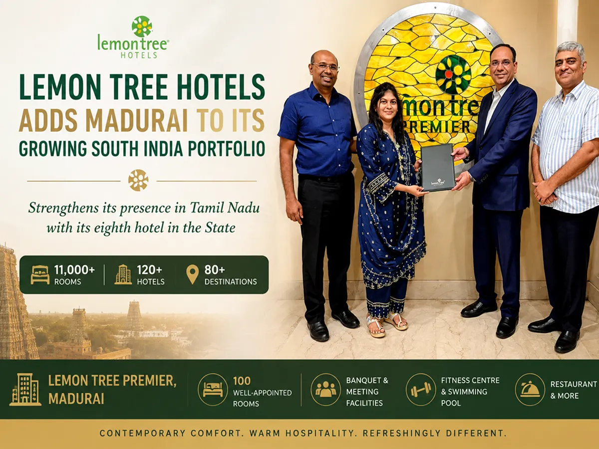 Lemon Tree Hotels Adds Madurai To Its Growing South India Portfolio